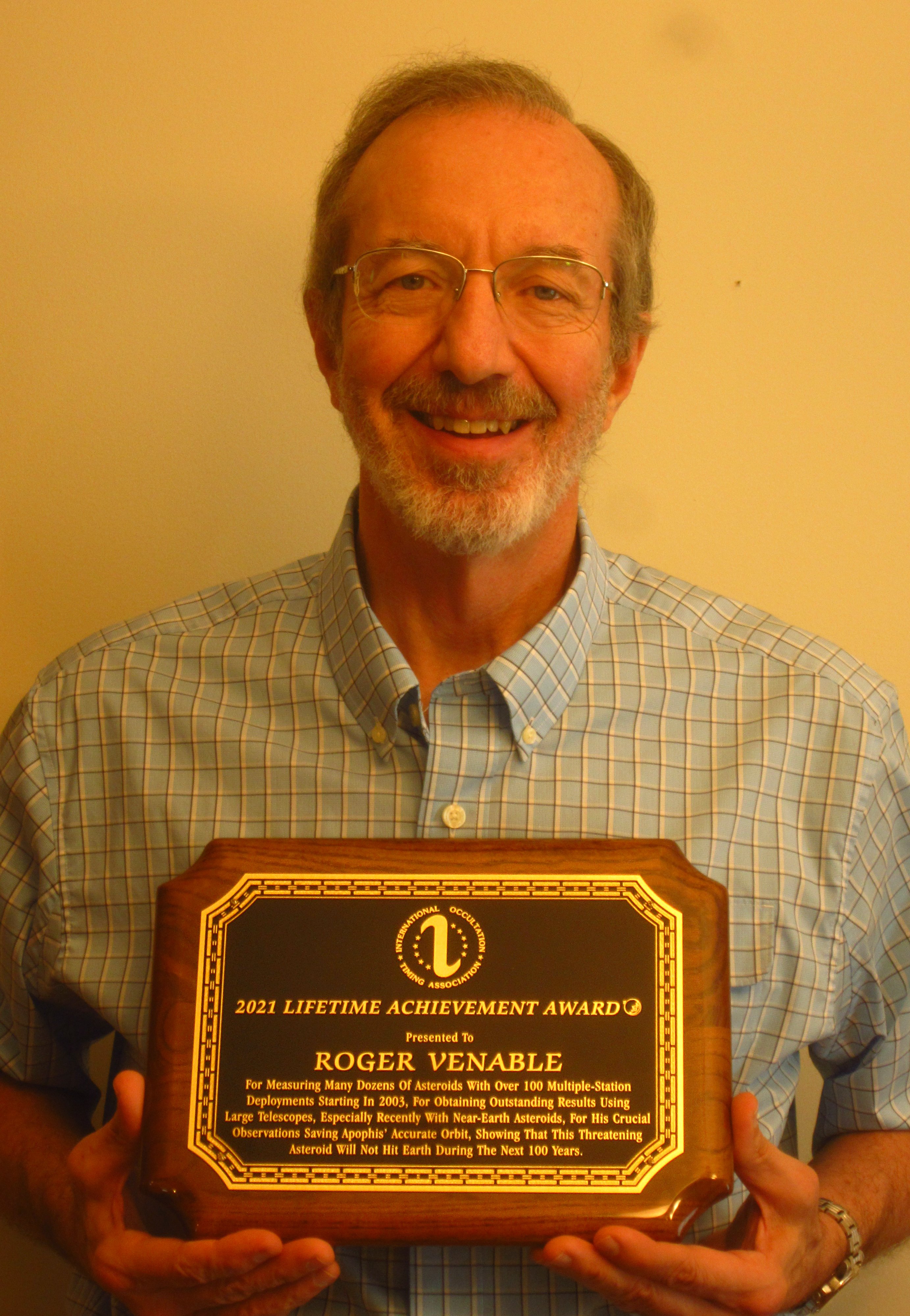 Roger Venable 2021 Lifetime Achievement